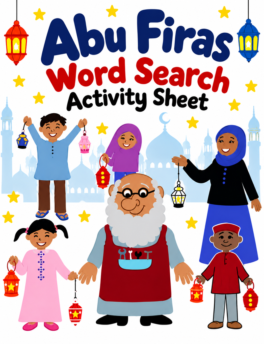 Abu Firas Free Word Search Activity Sheet