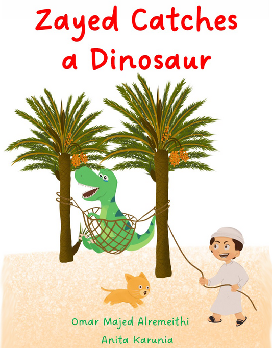 Zayed Catches a Dinosaur