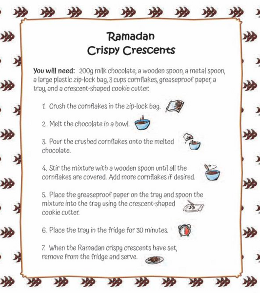 Ramadan Crispy Crescents Free Recipe Worksheet