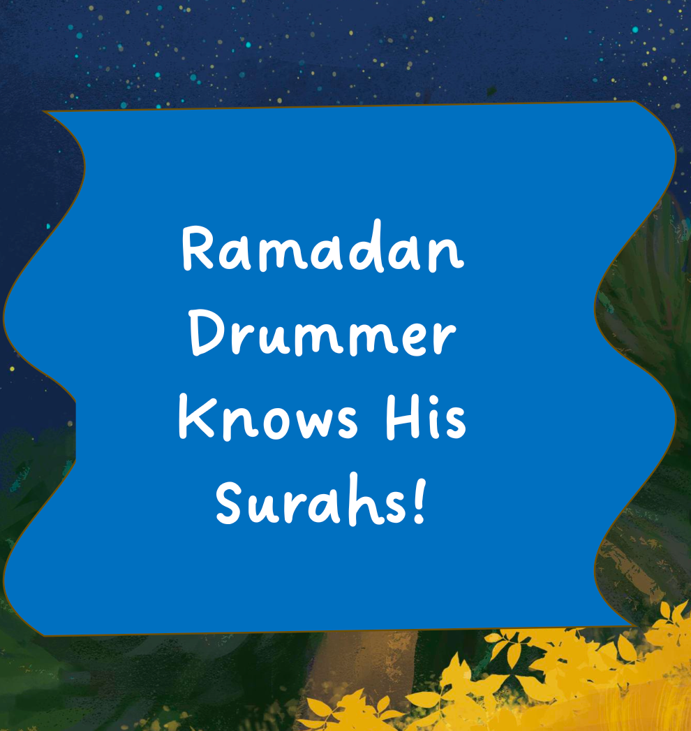 The Ramadan Drummer Knows His Surahs Free Activity Sheet (based on The Ramadan Drummer)