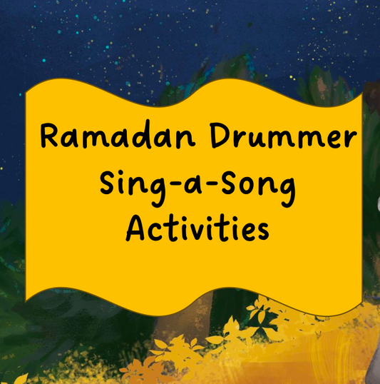 The Ramadan Drummer Sing A Song Activities Free Activity Sheet (based on The Ramadan Drummer)